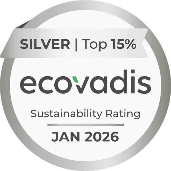 Silver Ecovadis 2026 medal