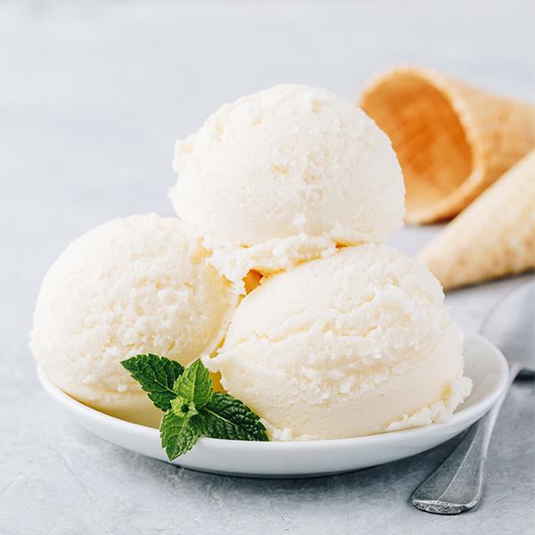 Image of 3 scoops of ice cream