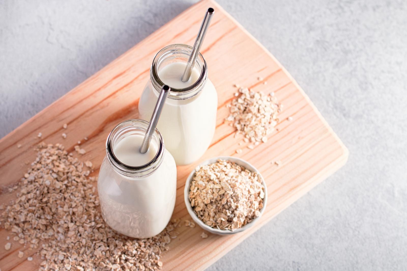 image of an oat beverage solution