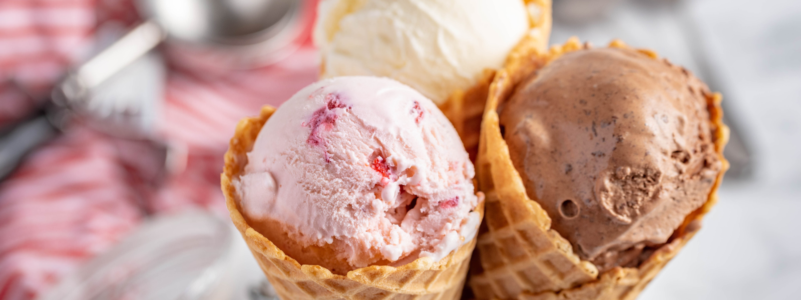 AMF Ice Cream Banner.